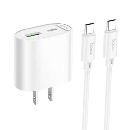 HOCO C109 PD20W + QC3.0 Dual-port Charger (US) Set