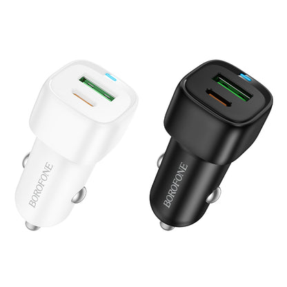 HOCO BOROFONE BZ34B PD38W Type-C and USB-A Car Fast Charger