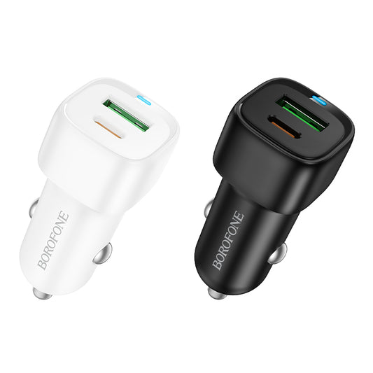 HOCO BOROFONE BZ34B PD38W Type-C and USB-A Car Fast Charger