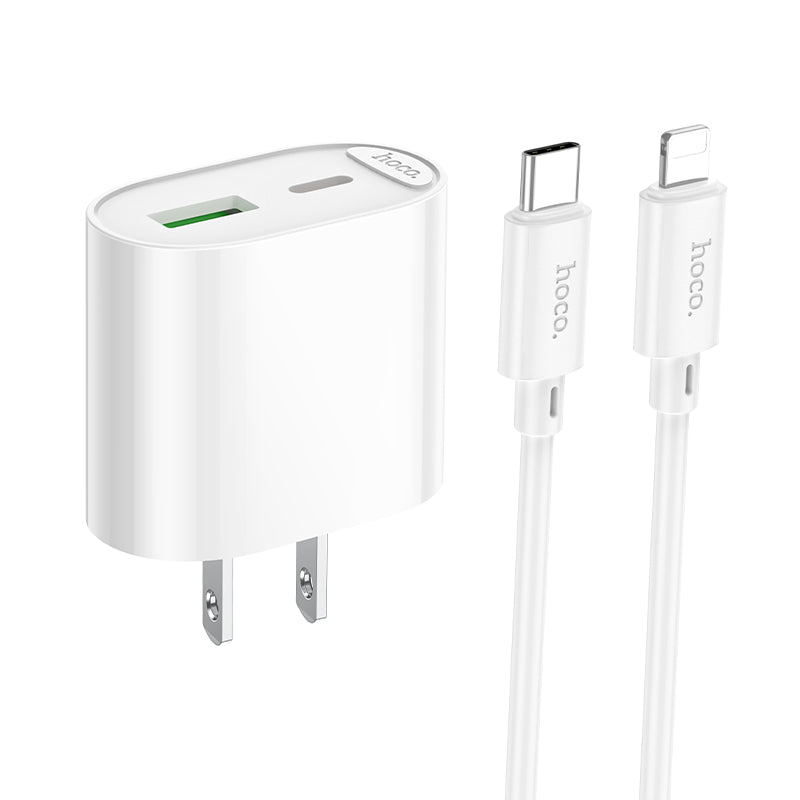 HOCO C109 PD20W + QC3.0 Dual-port Charger (US) Set