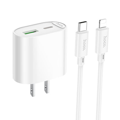 HOCO C109 PD20W + QC3.0 Dual-port Charger (US) Set
