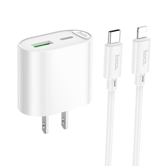 HOCO C109 PD20W + QC3.0 Dual-port Charger (US) Set