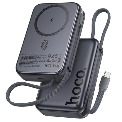 HOCO Q44A PD40W 20000mAh MagSafe Magnetic Wireless Charging Power Bank with Cable (3C/CCC Certified) (A+)