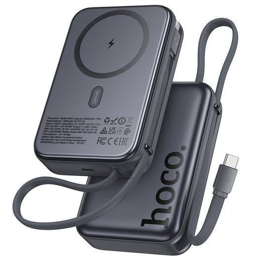 HOCO Q44A PD40W 20000mAh MagSafe Magnetic Wireless Charging Power Bank with Cable (3C/CCC Certified) (A+)