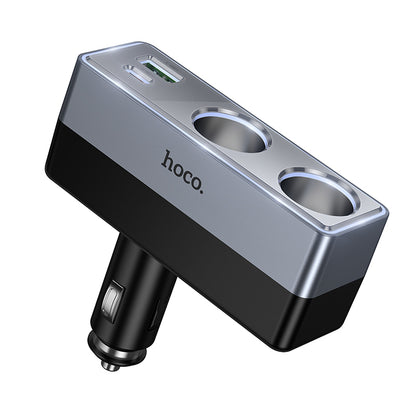 HOCO Z65B Dual Cigarette Lighter(PD48W/1A1C) Car Charger