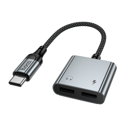 HOCO UPA34A Adapter Type-C to Dual Type-C Digital Audio Converter