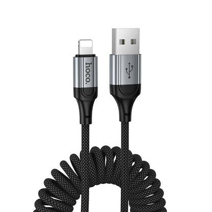 HOCO X121 Coiled Charging Data Cable (C to L, C to C, A to C, A to L)