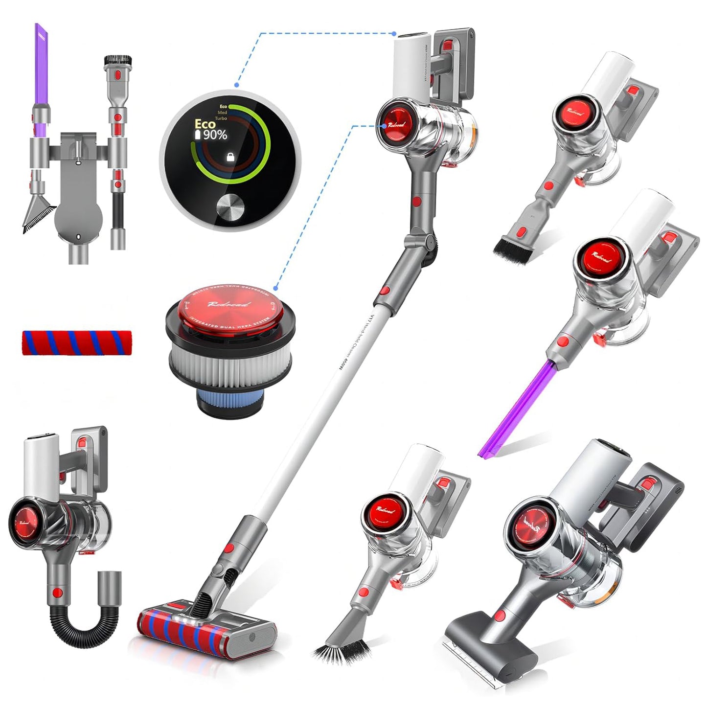 Redroad V17 Cordless Vacuum Cleaner