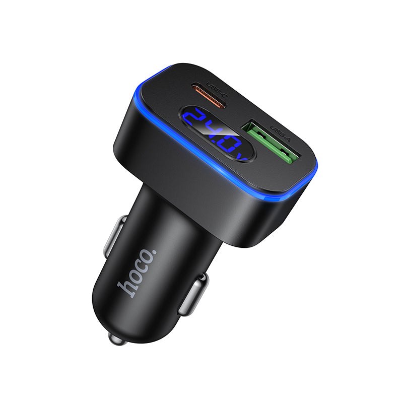 HOCO Z63B 48W QC3.0 Digital Display Car Charger (1C1A)