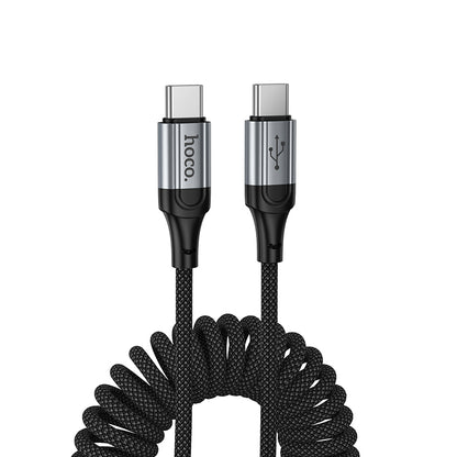 HOCO X121 Coiled Charging Data Cable (C to L, C to C, A to C, A to L)