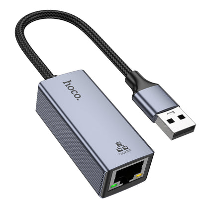 HOCO UA37 USB-A Ethernet Adapter(1000 Mbps)