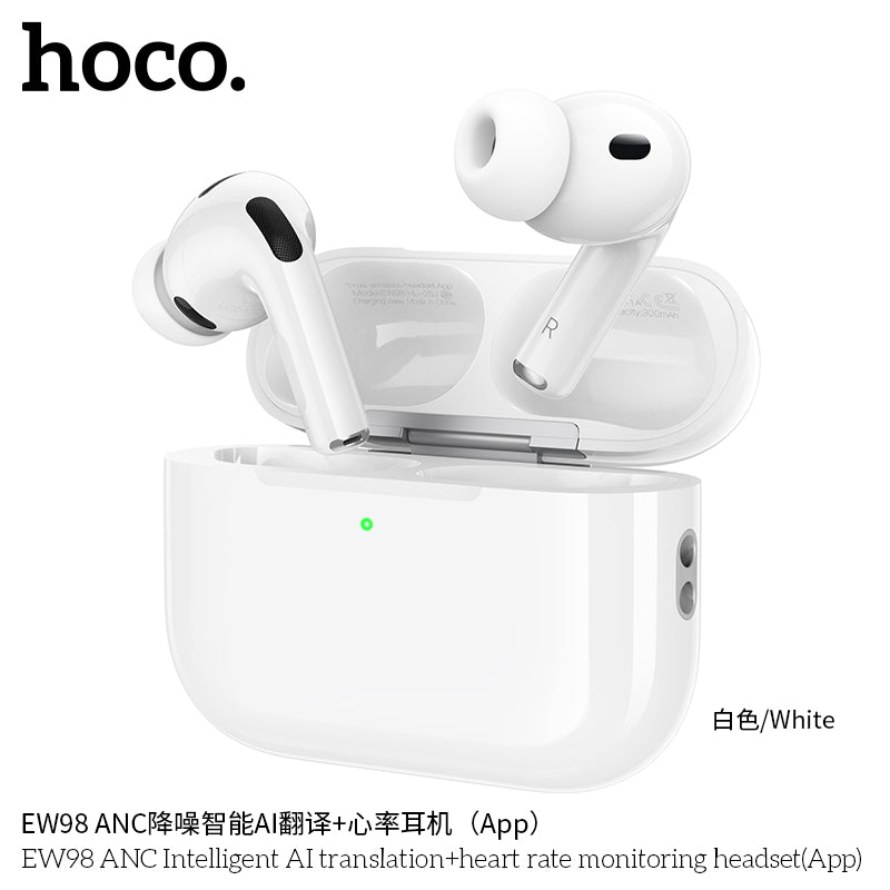 EW98 ANC Intelligent AI translation+heart rate monitoring headset