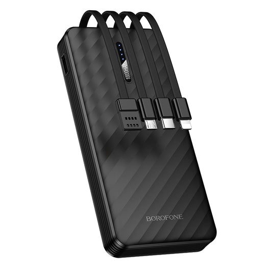 HOCO BOROFONE BJ84 10000mAh Power Bank with 4 Cables