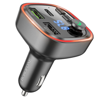 HOCO BC48 QC3.0 Car Charger with Bluetooth 5.0 + FM Transmitter