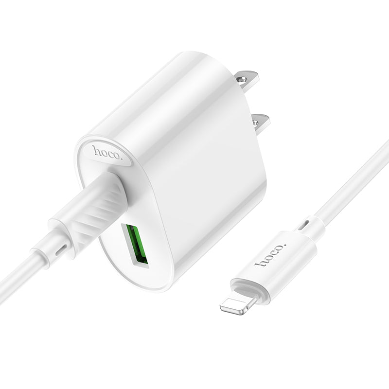 HOCO C109 PD20W + QC3.0 Dual-port Charger (US) Set