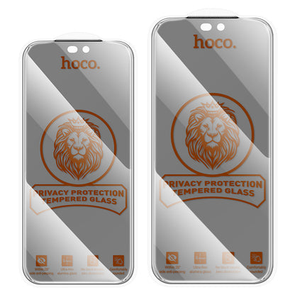 HOCO G20 Full Cover Privacy Tempered Glass 10 Pieces for iPhone 18 Series