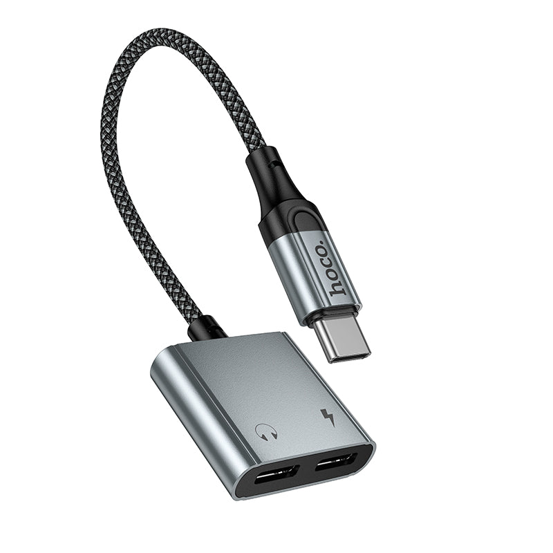 HOCO UPA34A Adapter Type-C to Dual Type-C Digital Audio Converter