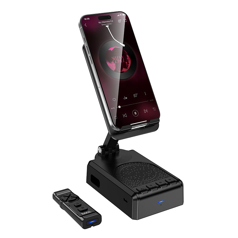 HOCO HC45 Multifunctional Phone Holder Wireless Bluetooth Speaker with Remote Control