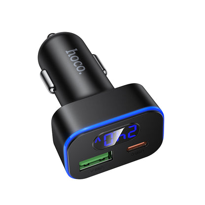 HOCO Z63B 48W QC3.0 Digital Display Car Charger (1C1A)