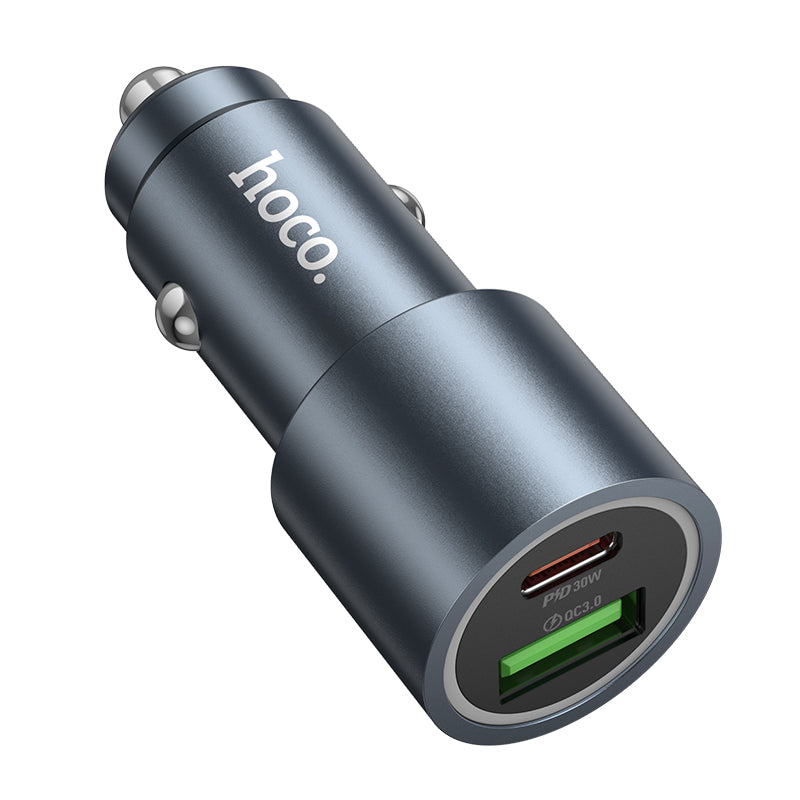 HOCO Z60 48W Dual Port Car Charger PD30W