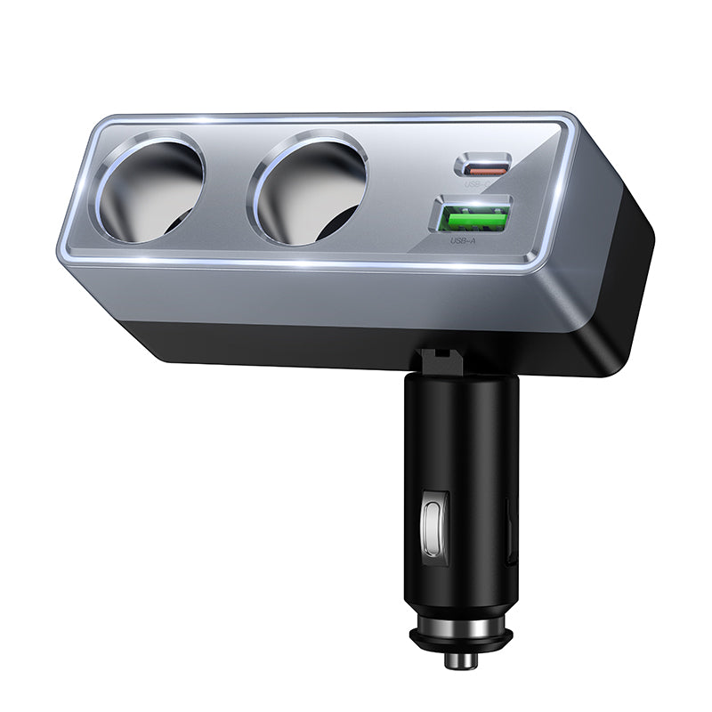 HOCO Z65B Dual Cigarette Lighter(PD48W/1A1C) Car Charger