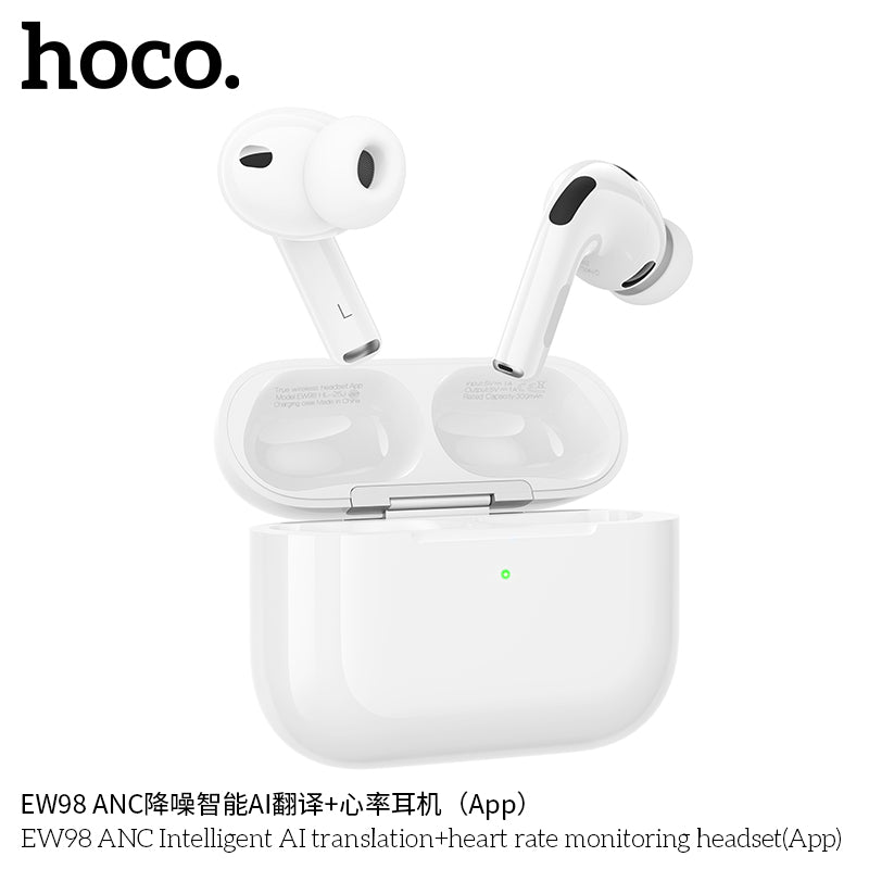 EW98 ANC Intelligent AI translation+heart rate monitoring headset