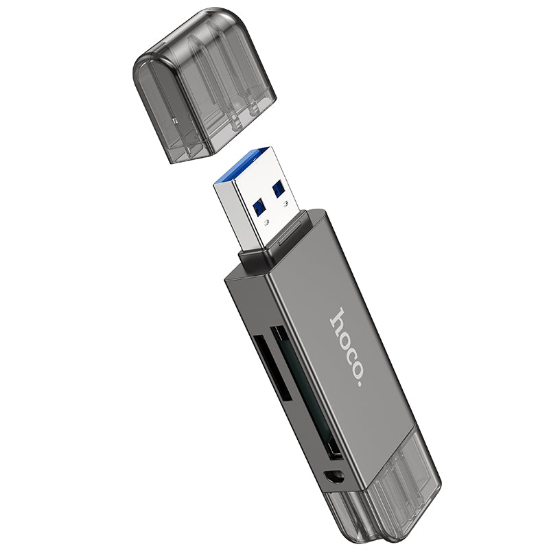 HOCO HB39 USB-A and Type-C 3.0 Card Reader