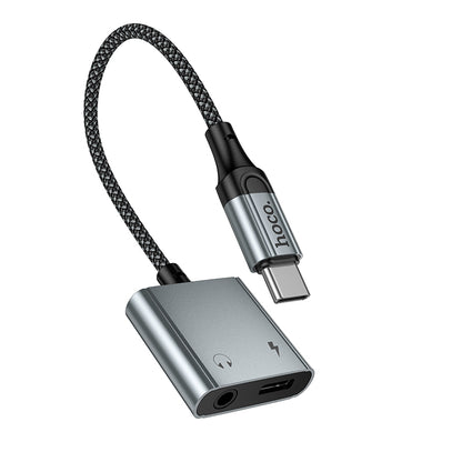 HOCO UPA34 Adapter Type-C to Type-C + 3.5mm Digital Audio Converter