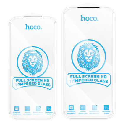 HOCO G19 Full Cover HD Tempered Glass 10 Pieces for iPhone 17/18 Series
