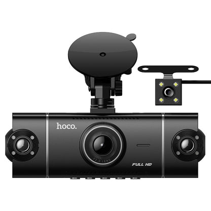 HOCO DV17 360°driving recorder 3-inch display(4-lens)
