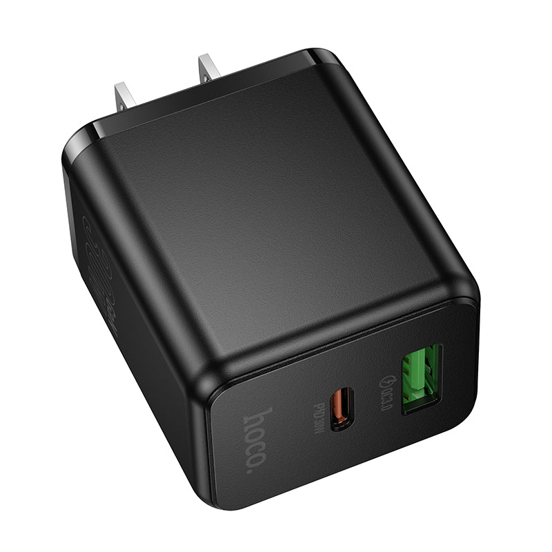 HOCO C157 PD30W+QC3.0 Dual-port Multi-Protocol Charger (US)