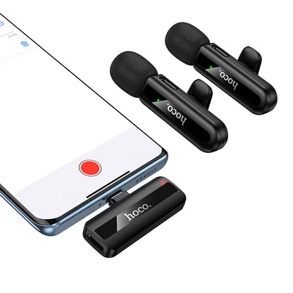 HOCO L20A Wireless Microphone (Lightning/Type-C)