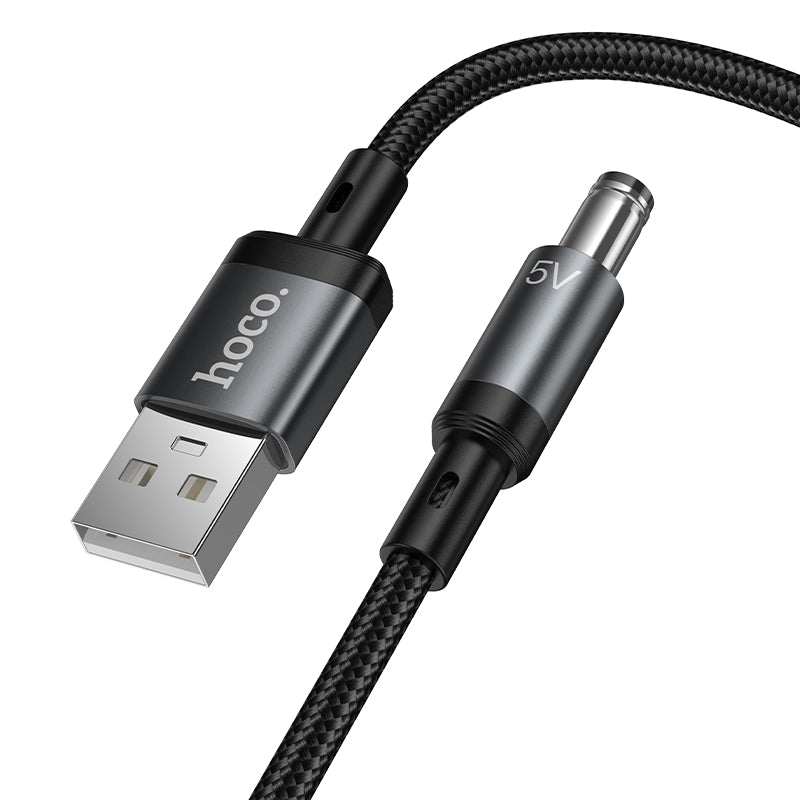 HOCO X129 DC5.5 Charging Cable (Type-C 12V or USB-A 5V)