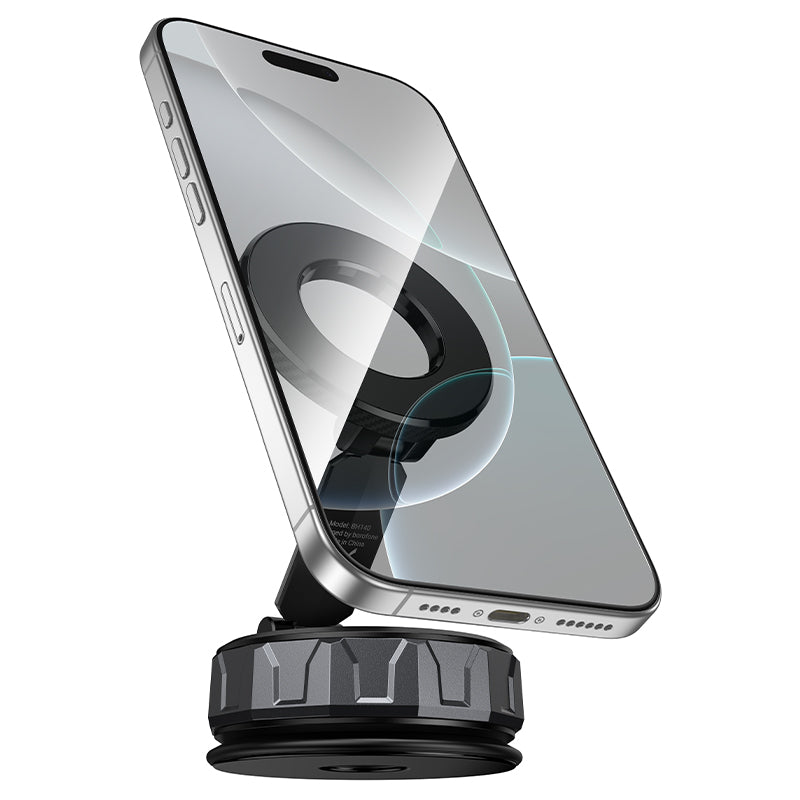 HOCO BOROFONE BH140 Suction Cup Magnetic Ring Car Holder
