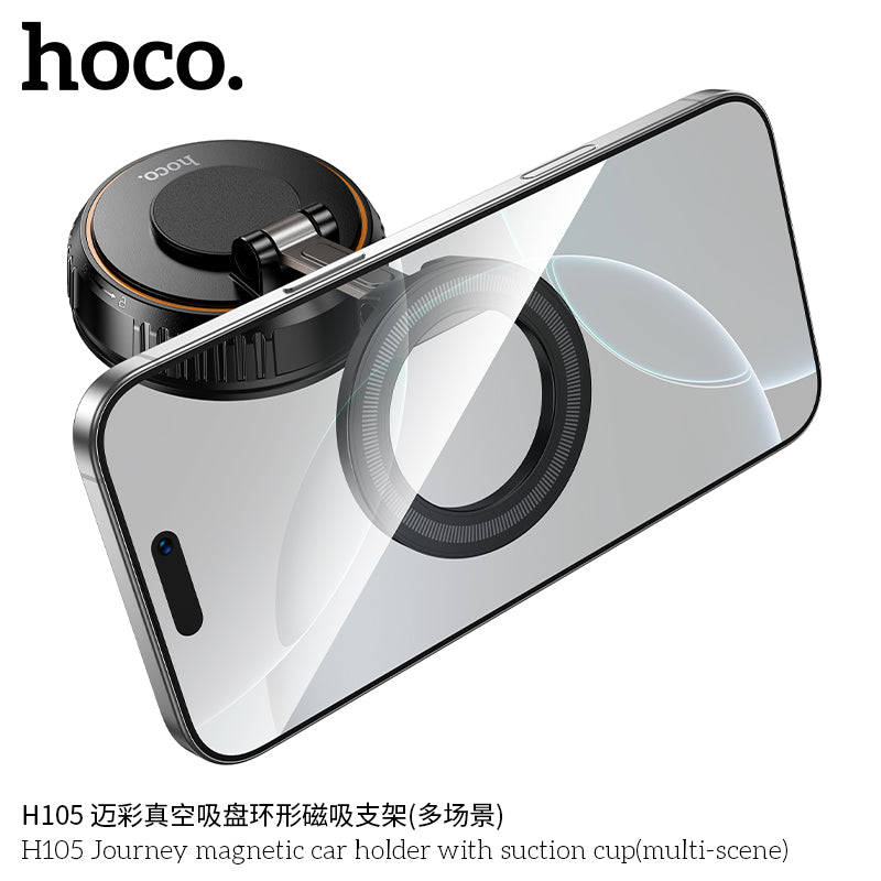 H105 Journey magnetic car holder with suction cup(multi-scene)