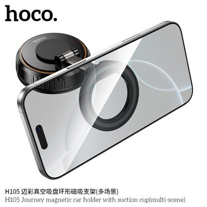 H105 Journey magnetic car holder with suction cup(multi-scene)