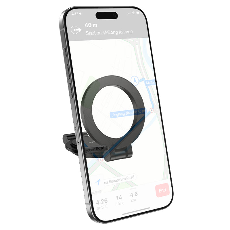 HOCO H98 Ring Folding Magnetic Phone Holder for Center Console