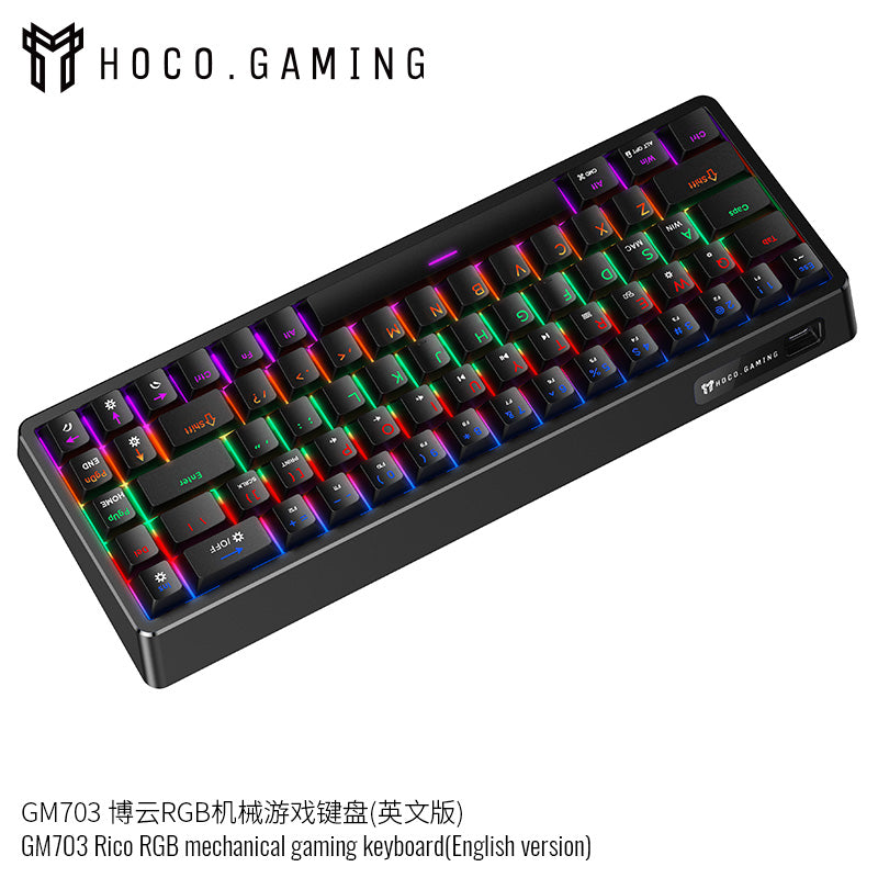 GM703 Rico RGB mechanical gaming keyboard