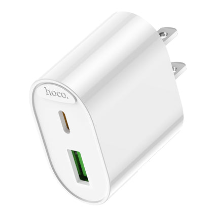 HOCO C109 PD20W + QC3.0 Dual-port Charger (US)