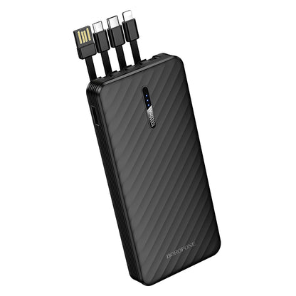 HOCO BOROFONE BJ84 10000mAh Power Bank with 4 Cables