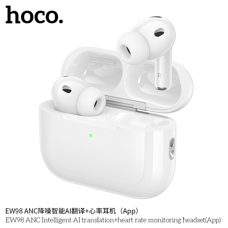 EW98 ANC Intelligent AI translation+heart rate monitoring headset
