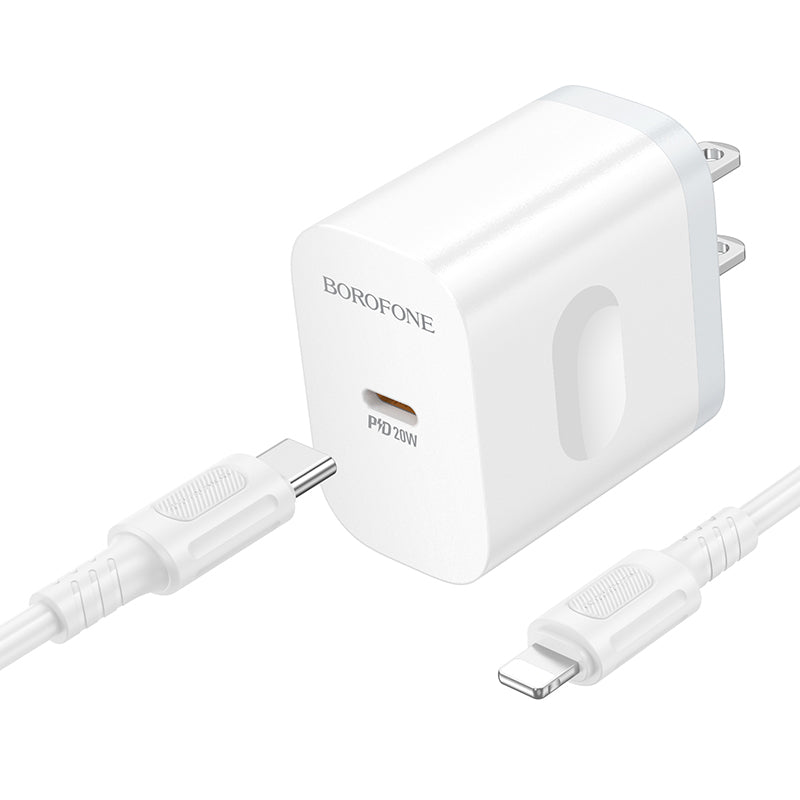 HOCO BOROFONE BA99 PD20W Single Port Charger (US) Set