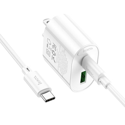 HOCO C109 PD20W + QC3.0 Dual-port Charger (US) Set