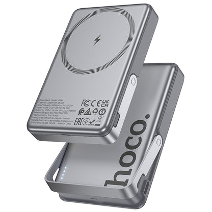 HOCO Q36A PD20W 10000mAh MagSafe Magnetic Wireless Charging Power Bank with Stand (3C/CCC Certified) (A+)