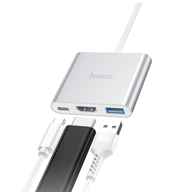 HOCO HB14 Type-C to USB3.0+HDTV+PD Converter/Adapter/Hub
