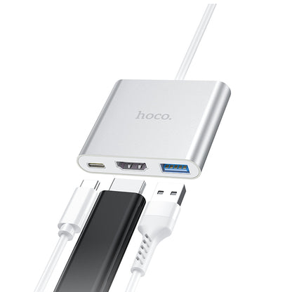 HOCO HB14 Type-C to USB3.0+HDTV+PD Converter/Adapter/Hub