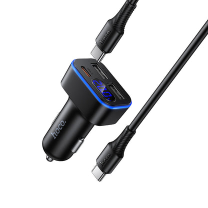 HOCO Z63A 42W Digital Display Car Charger Set (1C2A)