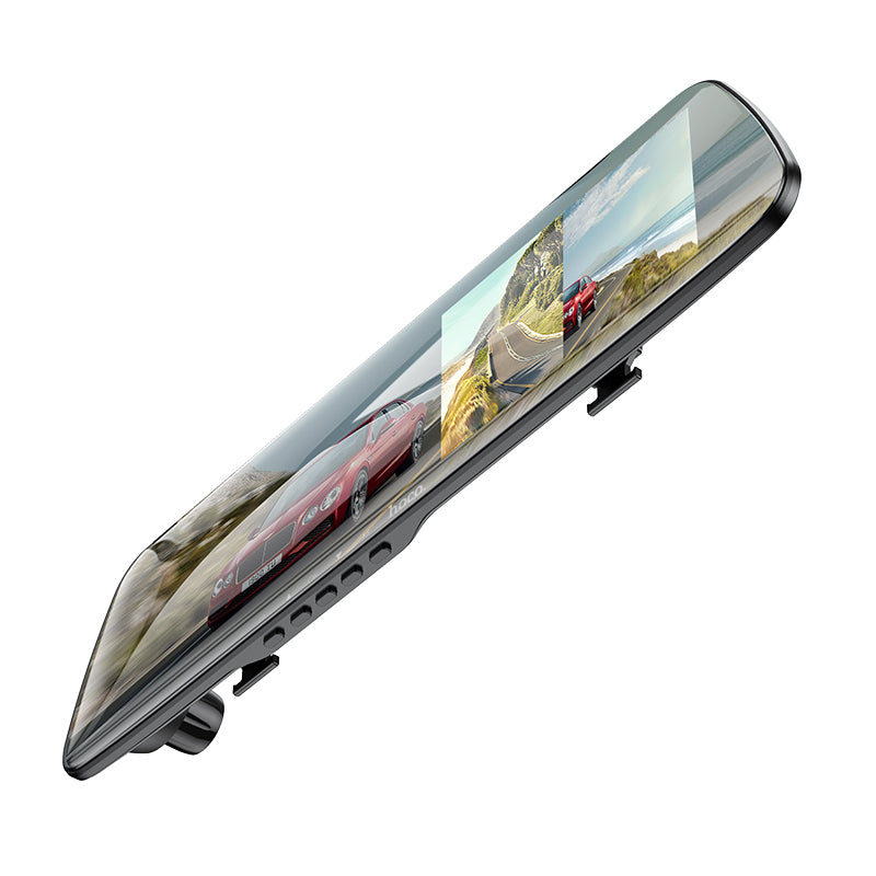 HOCO DV4 Rearview Mirror 4.5-inch Front/Back Driving Recorder(dual-channel)
