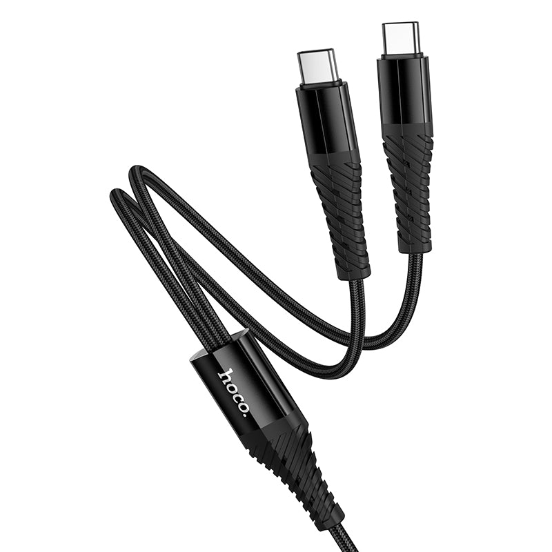 HOCO X123 Type-C to Type-C x 2 2 in 1 Charging Cable 1m