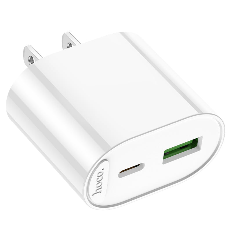 HOCO C109 PD20W + QC3.0 Dual-port Charger (US)